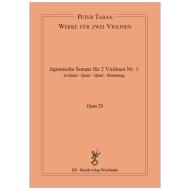 Taban, P.: Japanische Duo-Sonate Nr. 1 Op. 28 