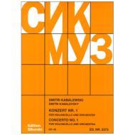 Kabaleswki, D.: Konzert Nr. 1 Op. 49 für Violoncello und Orchester 