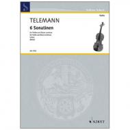 Telemann, G. Ph.: 6 Violinsonatinen 