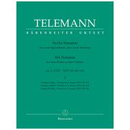 Telemann, G. Ph.: Sechs Sonaten Op. 2 TWV 40:101-106 Band 1 