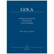 Gola, Z.: Violintechnik Band 2 