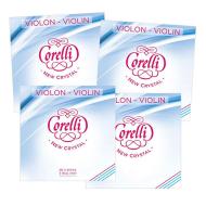 NEW CRYSTAL vioolsnaren SET van Corelli 
