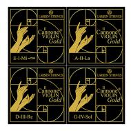IL CANNONE GOLD violin string SET by Larsen 