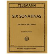 Telemann, G. Ph.: 6 Violinsonatinen 
