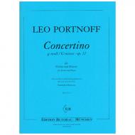 Portnoff, L.: Concertino g-moll op. 11 