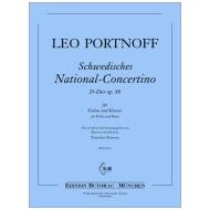 Portnoff, L.: Schwedisches National-Concertino D-Dur op. 88 