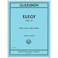 Glazunov, A.: Elegy Op. 17 