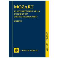 Mozart, W.A.: Klavierkonzert Nr. 26 D-dur KV 537 