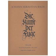 Bach, J. S.: Die Kunst der Fuge BWV 1080 – Viola oder Viola da Gamba 