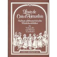 Caix d'Hervelois, L. d.: 7 altfranzösische Mädchenbilder 