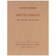 Genzmer, H.: Violinsonate Nr. 3 