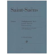 Saint-Saëns, C.: Violinkonzert Nr. 3 Op. 61 h-Moll 