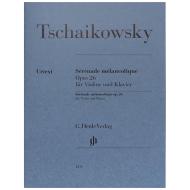 Tschaikowski, P. I.: Sérénade mélancolique Op. 26 