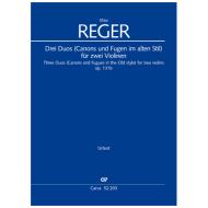 Reger, M.: 3 Duos Op.131b 