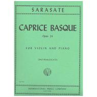 Sarasate, P. d.: Caprice basque Op. 24 