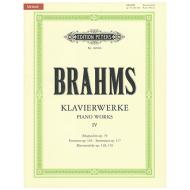 Brahms, J.: Klavierstücke Op. 79, 116-119 