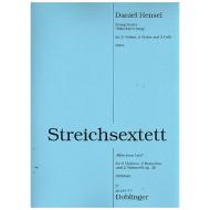 Hensel, D.: Streichsextett »Klärchens Lied« – Stimmen 