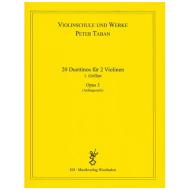 Taban, P.: Op. 3: 20 Duettinos für 2 Violinen Band 1 