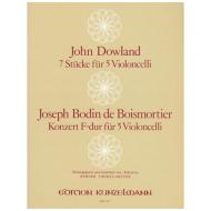 Dowland, J.: 7 Stücke / Boismortier, J. B. d.: Konzert F-Dur 