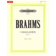 Brahms, J.: 4 Balladen Op. 10 