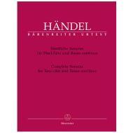 Händel, G. F.: Sonaten HWV 360, 362, 365, 367, 369 und 377 