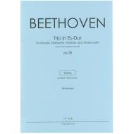 Beethoven, L. v.: Trio für Klarinette (Violine), Viola und Klavier Op. 38 Es-Dur – Violastimme 