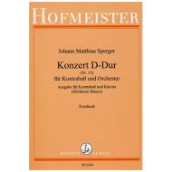 Sperger, J. M.: Kontrabasskonzert Nr. 15 D-Dur 