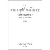 Maintz, P.: Schneeblind 