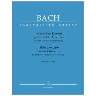 Bach, J. S.: Italienisches Konzert / Französische Ouvertüre BWV 971, 831 
