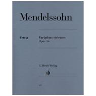 Mendelssohn Bartholdy, F.: Variations sérieuses Op. 54 