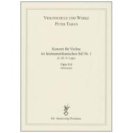 Taban, P.: Violinkonzert im lateinamerikanischen Stil Nr. 1 Op. 8/d 