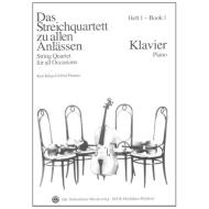 Das Streichquartett zu allen Anlässen Band 1 – Klavierbegleitung 