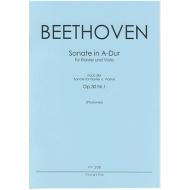 Beethoven, L. v.: Violasonate A-Dur nach Op. 30/1 