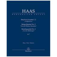 Haas, P.: Streichquartett Nr. 2 op. 7 »Von den Affenbergen« 