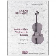 Reinagle, J.: 12 leichte Celloduette Op. 2 Band 1 (Nr. 1-7) 