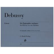 Debussy, C.: Six Epigraphes antiques zu 4 Händen 