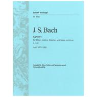 Bach, J. S.: Doppelkonzert d-Moll nach BWV 1060 