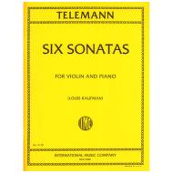 Telemann, G. Ph.: 6 Violinsonaten 