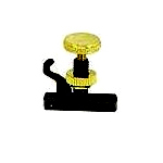 Fine tuner Piccolo violin black/gold 