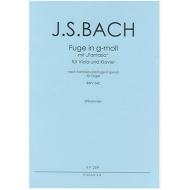 Bach, J. S.: Fuge g-Moll mit Fantasia nach BWV 542 
