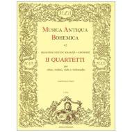 Kramár-Krommer, F.: Zwei Quartette – für Oboe, Violine, Viola und Violoncello 
