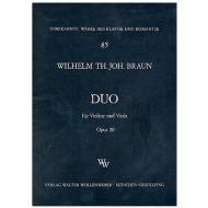 Braun, W. Th J.: Duo Op. 20 