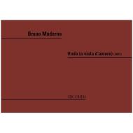 Maderna, B.: Viola (o viola d'amore) (1971) 
