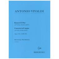 Vivaldi, A.: Konzert E-Dur Op. 3 Nr. 12 (RV 265,  L’Estro Armonico ) 