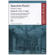 Rossini, G. A.: Sonata Nr. 3 C-Dur – Partitur 