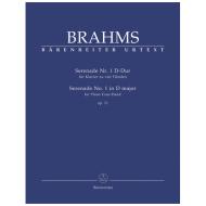 Brahms, J.: Serenade Nr. 1 Op. 11 D-Dur 