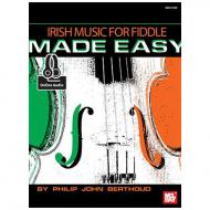 Berthoud, P. J.: Irish Music For Fiddle Made Easy (+Online Audio) 