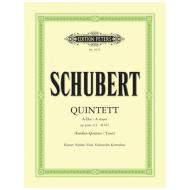Schubert, F.: Klavierquintett A-Dur (Forellen), D 667, Urtext 