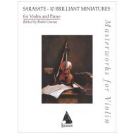 Sarasate, P. d.: 10 Brilliant Miniatures 