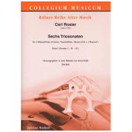 Rosier, C.: 6 Trisonaten Band 1 